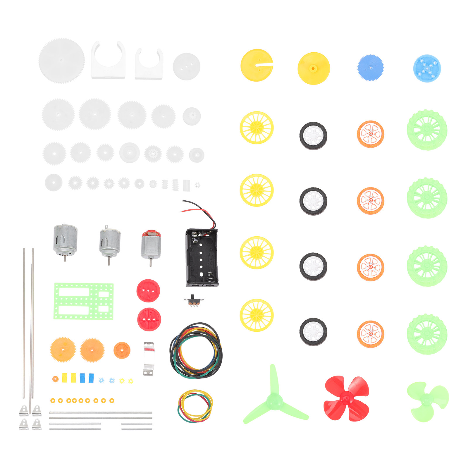 112Pcs Dc Motor Gear Kit Plast - Science Kit review and price