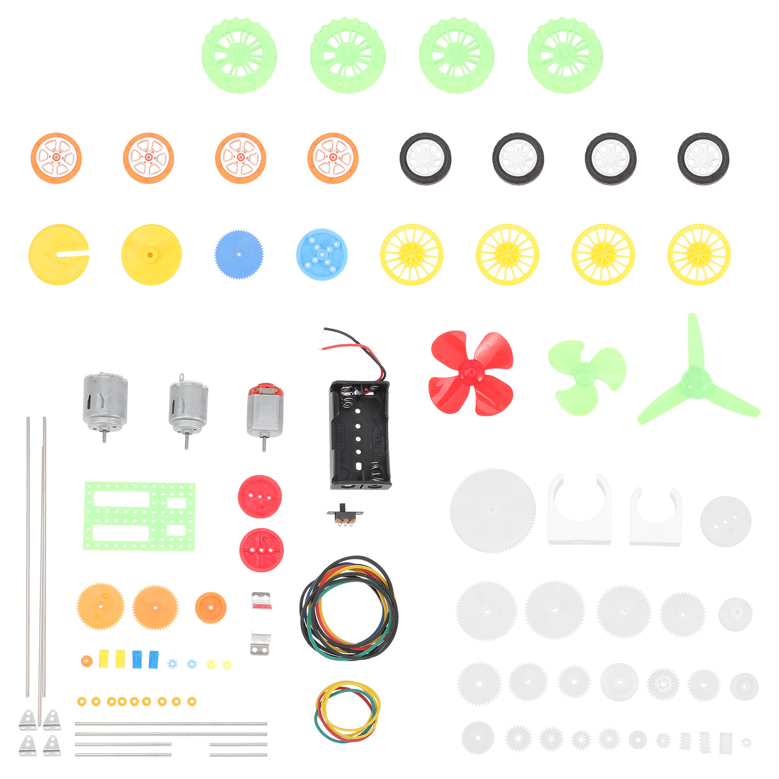 112Pcs Dc Motor Gear Kit Plast - Science Kit review and price