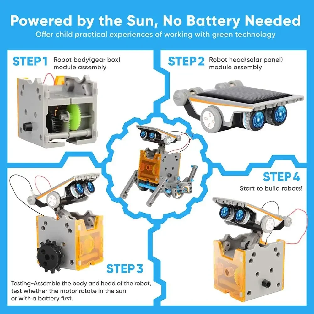 13-in-1 Education Solar Robot  - Science Project Kit review and price