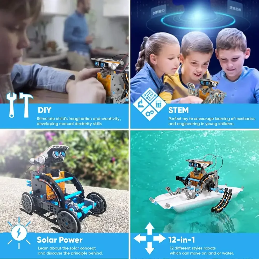 13-in-1 Education Solar Robot  - Science Project Kit review and price